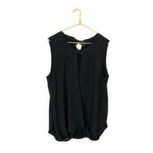 Stitch Fix 41 Hawthorn Clearwater Black Draped Top